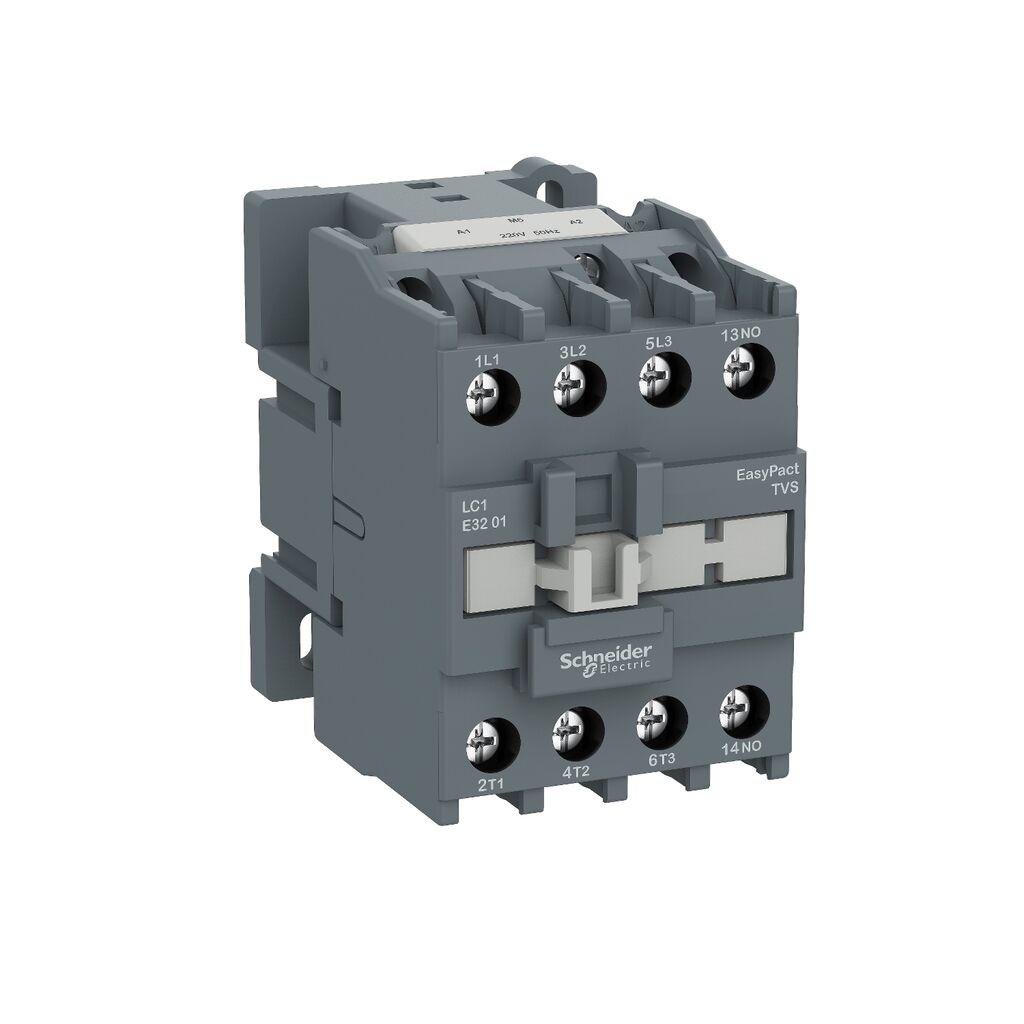 Schnaider Контактор 3П 1НО 220V AC AC-3 LC1E3810M5 Шнајдер