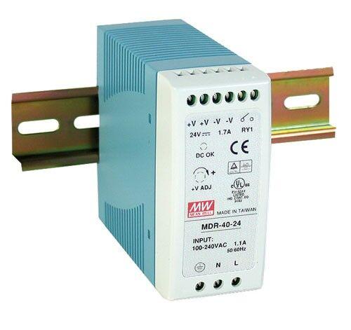 MeanWell Индустриско напојување 5V 6A 30W за DIN шина Mean Well