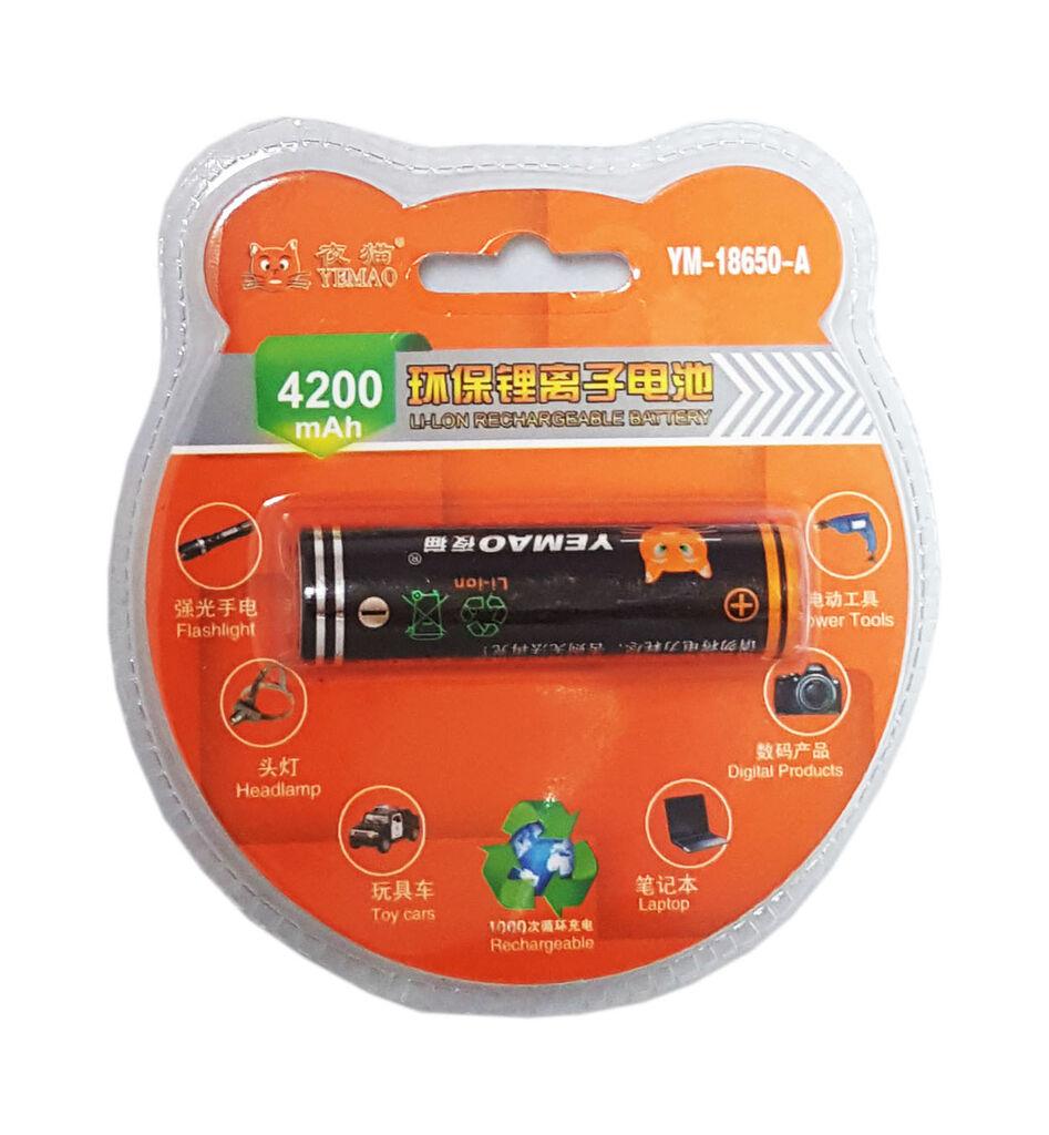 Alfa Electric ЅМ-18650-А, литиумска батерија 3.7V