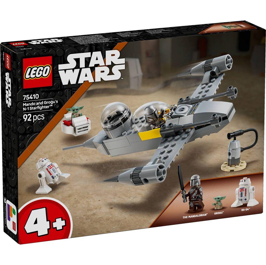LEGO Star Wars Мандо и Грогу N-1 Starfighter 75410