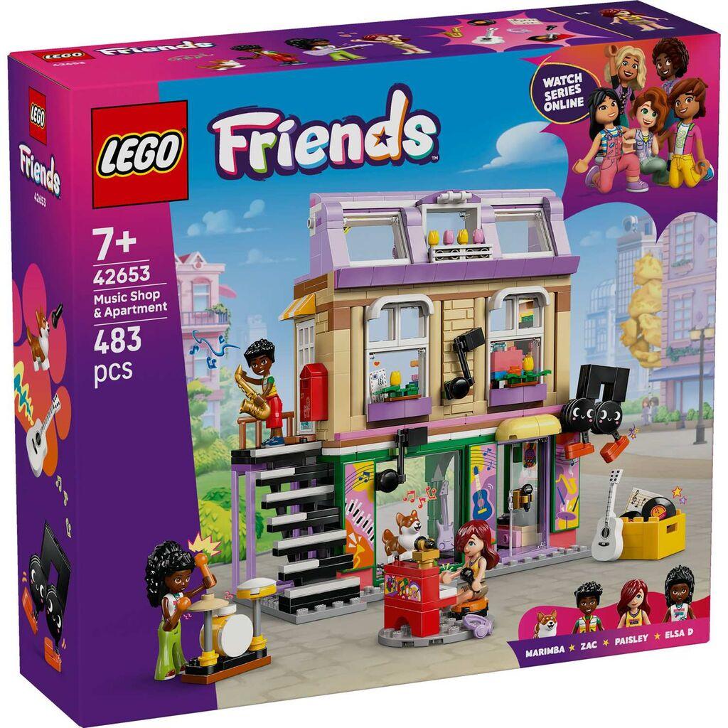 LEGO Friends Музичка продавница и стан 7+