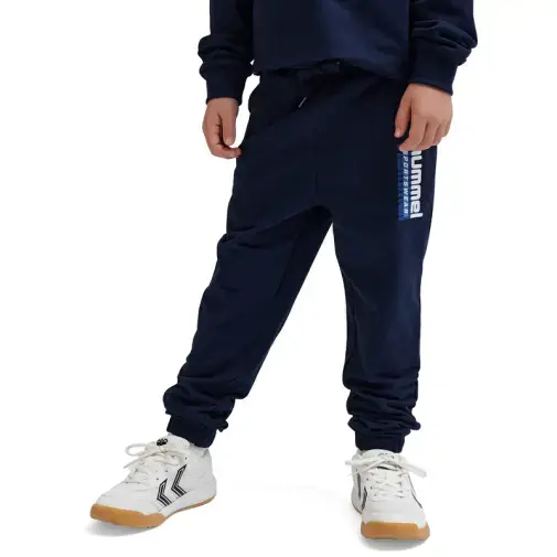 Долен дел од тренерки Hummel за момчиња, панталони Hmltukas, Teget