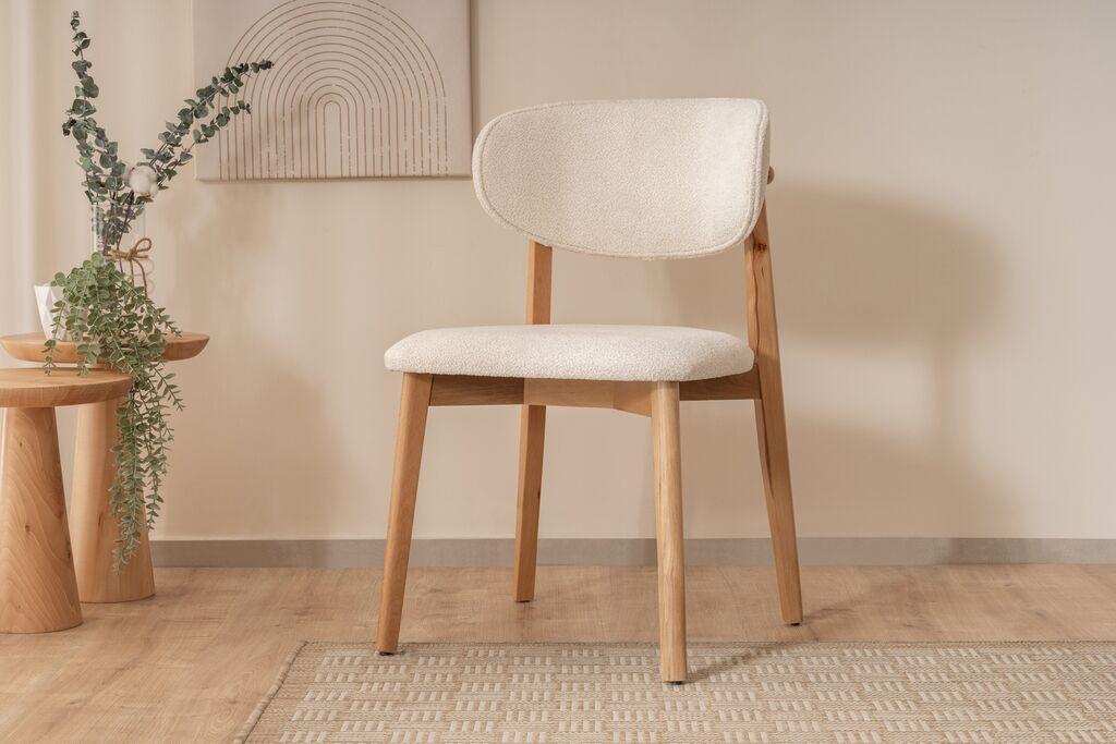 Hanah Home Стол Лугиас, 52x84x52 см, Бела