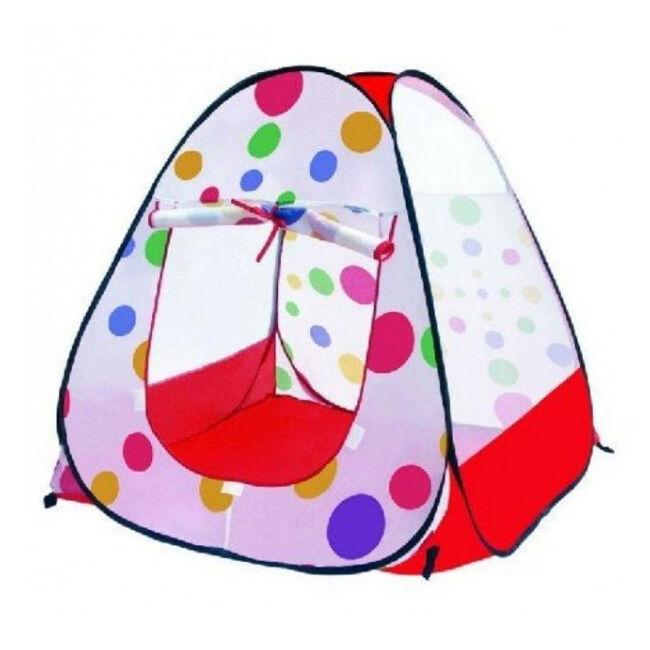 Детски Pop Up Шатор за Игра – F5032S За момчиња и девојчиња на возраст од 1 до 12 години, 100 x 100 x 100см Бел