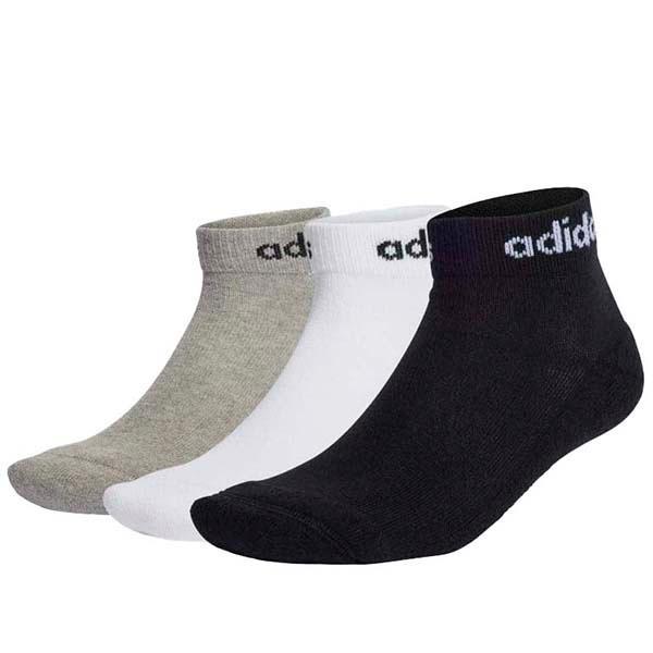 Adidas Чорапи C Lin Ankle 3P, IC1304, 3 Пара, Сиви,Црни и бели