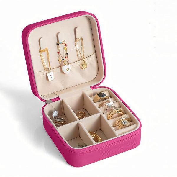 Компактна кутија за накит - Циклама боја