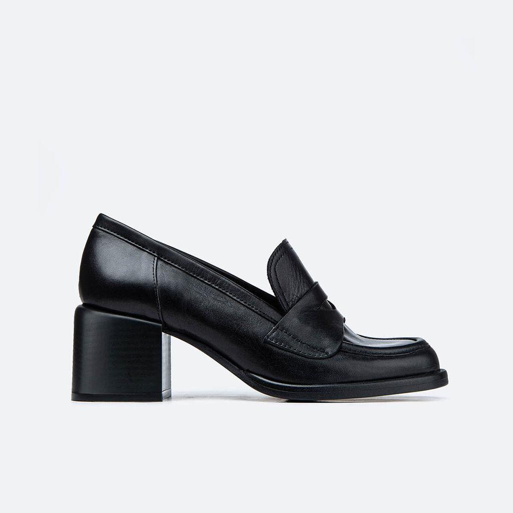 GRAFITI Женски кожни мокасини CARMEN BLACK NAPPA