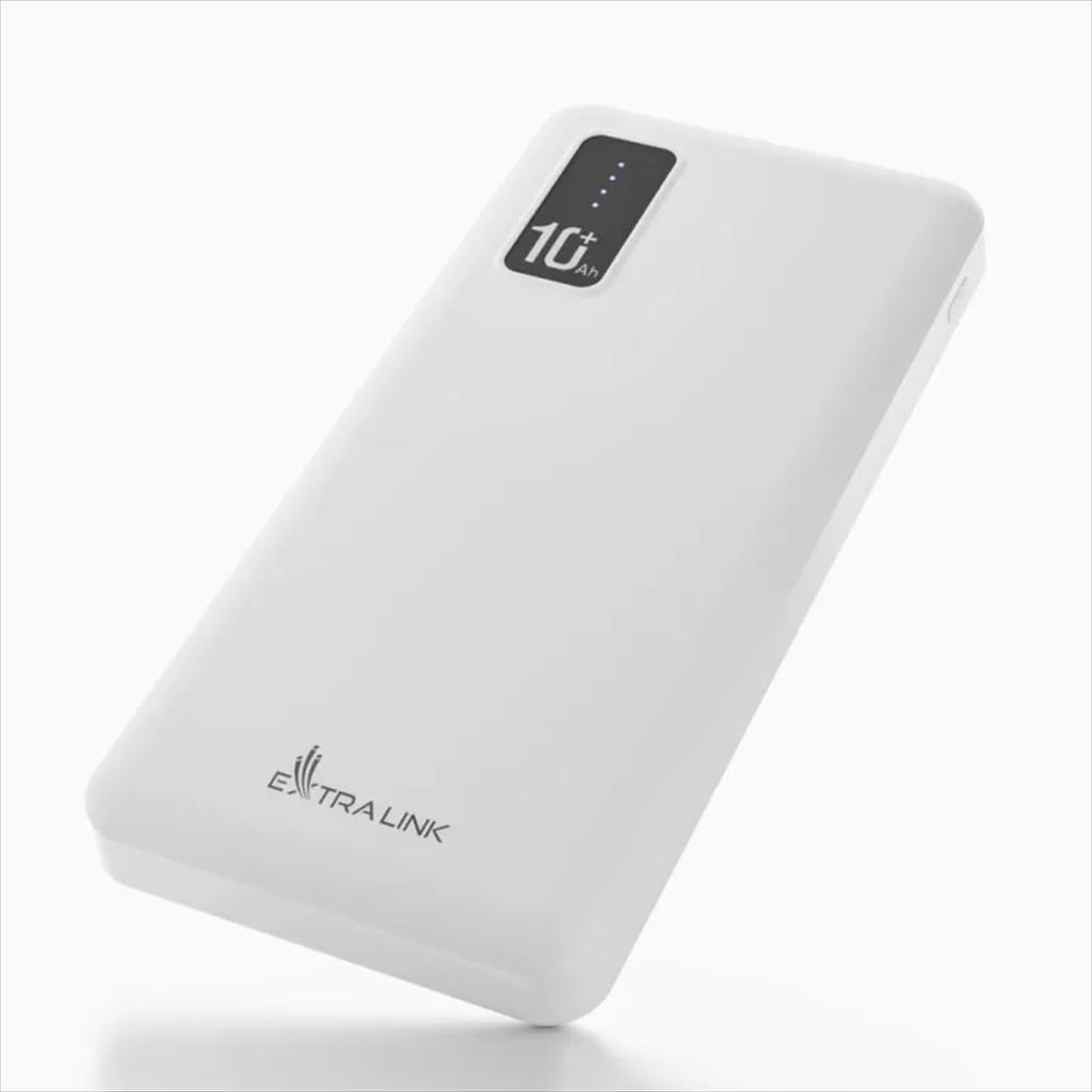 ExtraLink Power Bank EPB-098W 10000mAh Dual Input 2x USB-A Бел