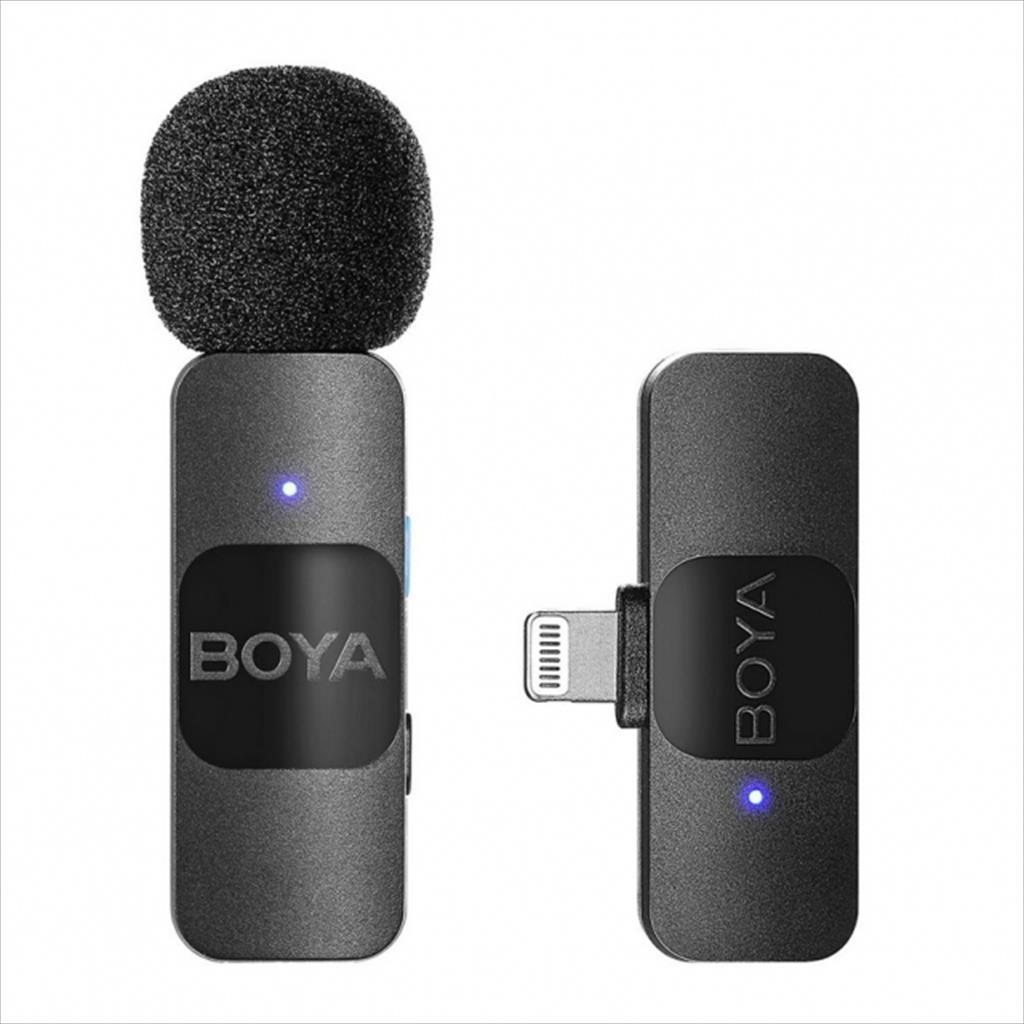Boya Безжичен Микрофон BY-V1 Со USB-C Ресивер Црн