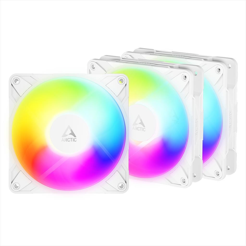 ARCTIC Кулер За Куќиште P12 Pro A-RGB Reverse 3x120mm 500-3000 RPM Бели ACFAN00334A