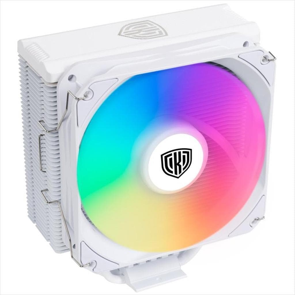 Kolink Кулер Cpu Umbra Ex180 120Mm Argb White Pwm, 1700, 115X & 1200, Am5&Am4, 4 Heat Pipes, Umbra Ex180W Argb