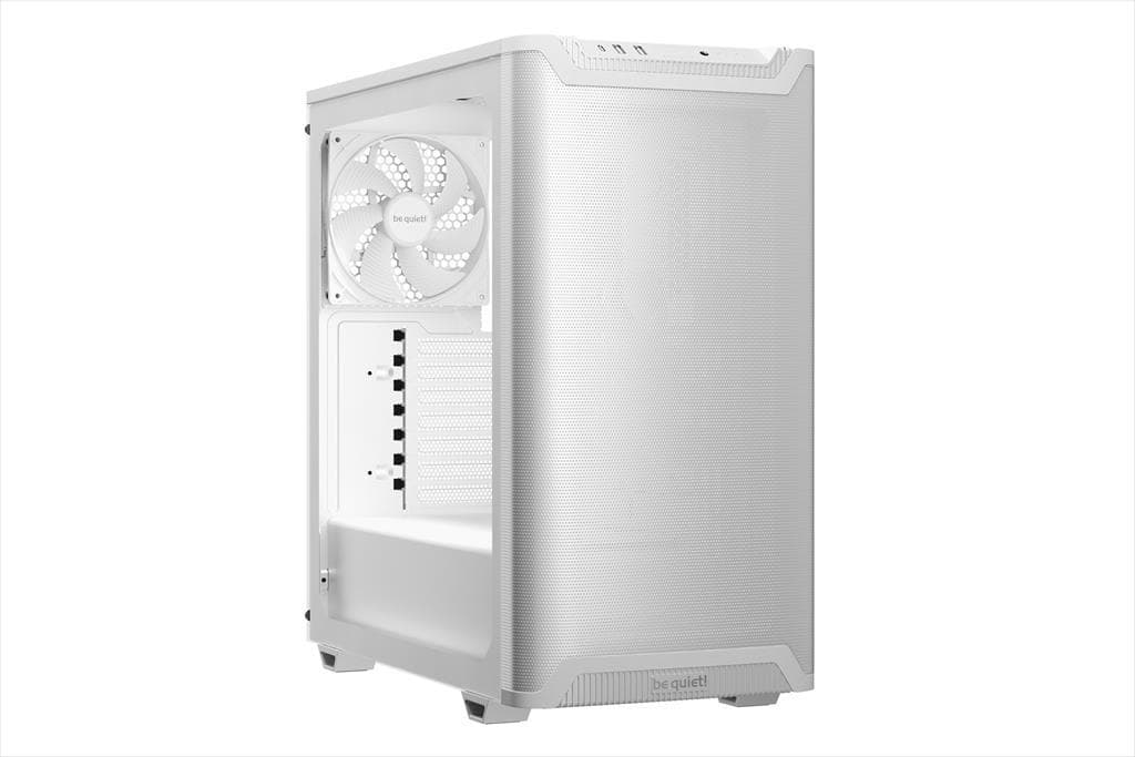Be Quiet! Куќиште Atx Mid-Tower Pure Base 501 Airflow Window, 2X140Mm Pure Wings 3, Бело Bgw75