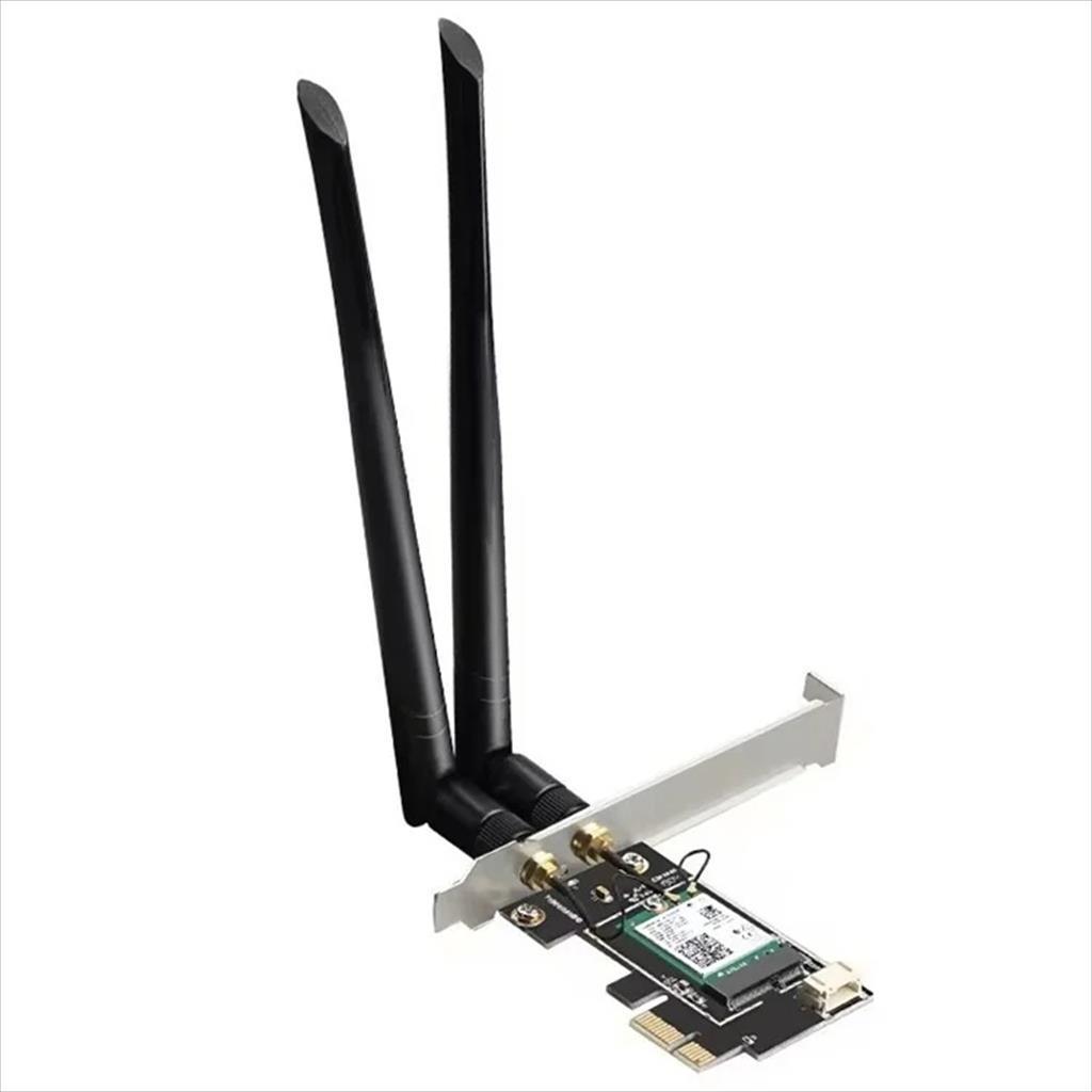 Diewu Technology Мрежна Безжична Pci-E Картичка 3000Mbs Dual Band Wifi 6 Txa076 Chipset: Intel/ As200