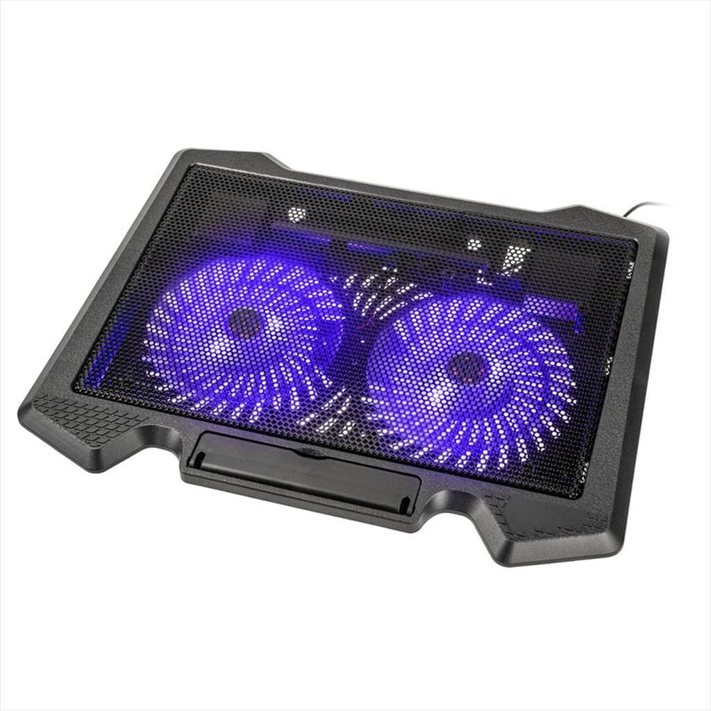 Kolink Notebook Stand Кулер Kl-N200 15.6", 2X 140Mm Fans, Blue Led, Usb, Black