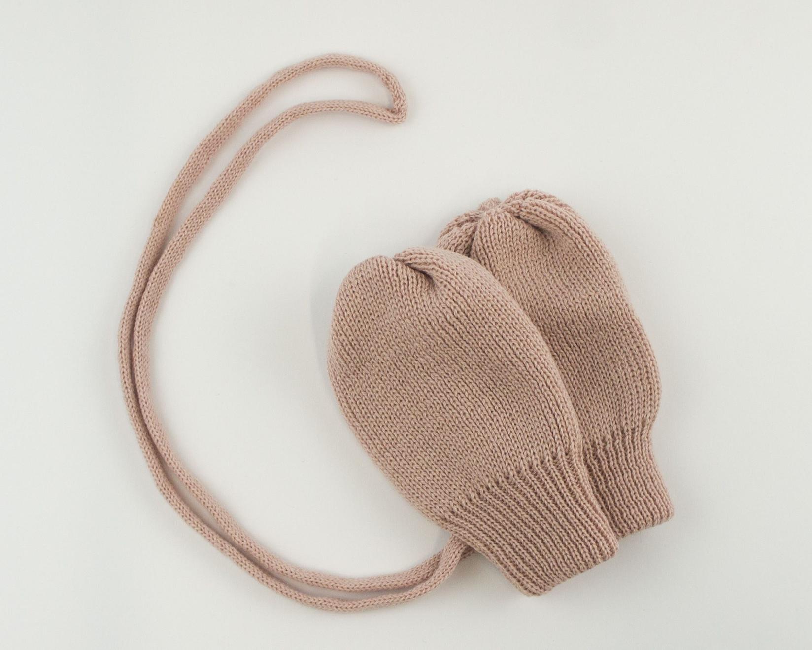 Aliap Ракавички 100% мерино волна - розе