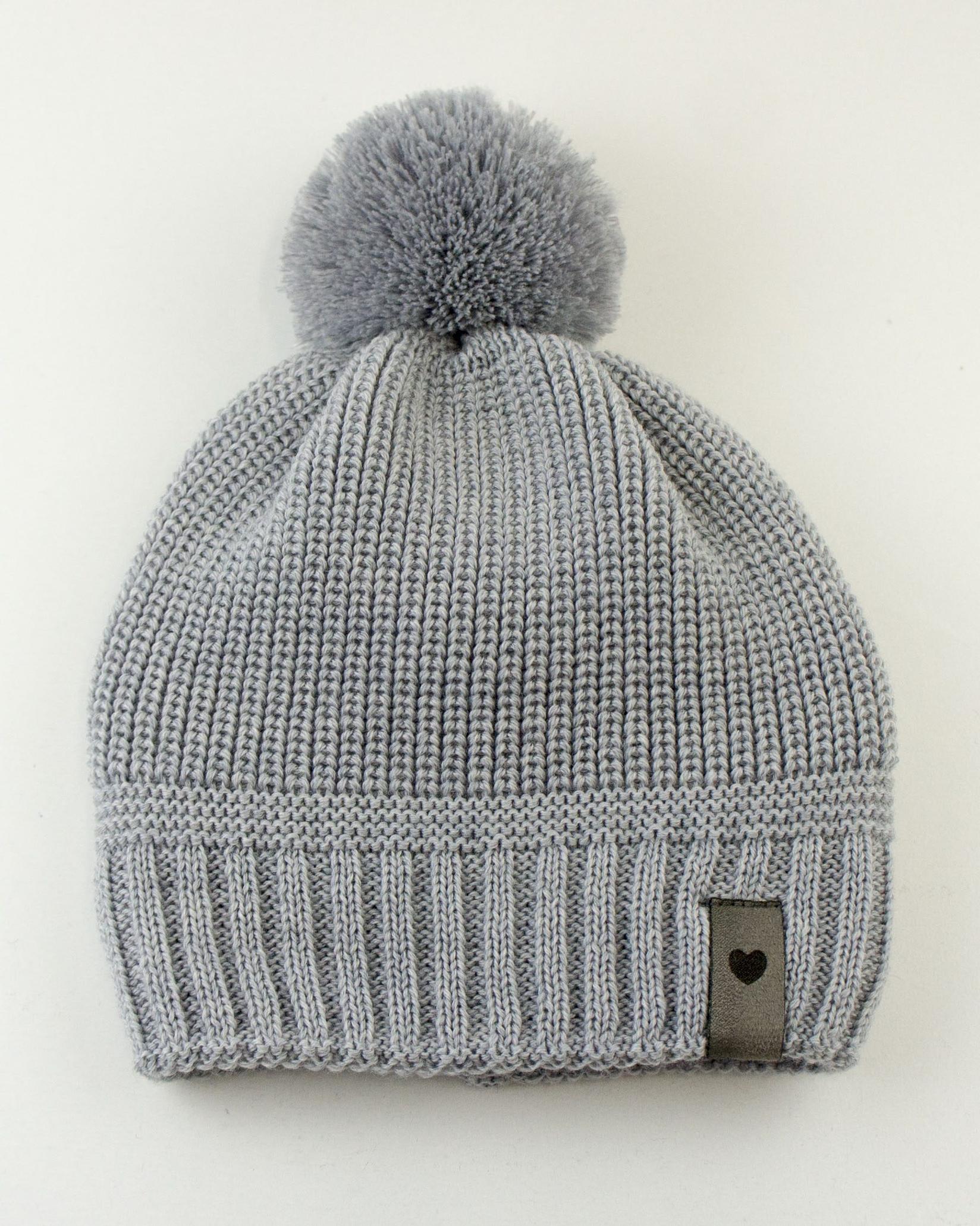 Aliap Капче Class Knit 100% мерино волна - сиво - 1-2г