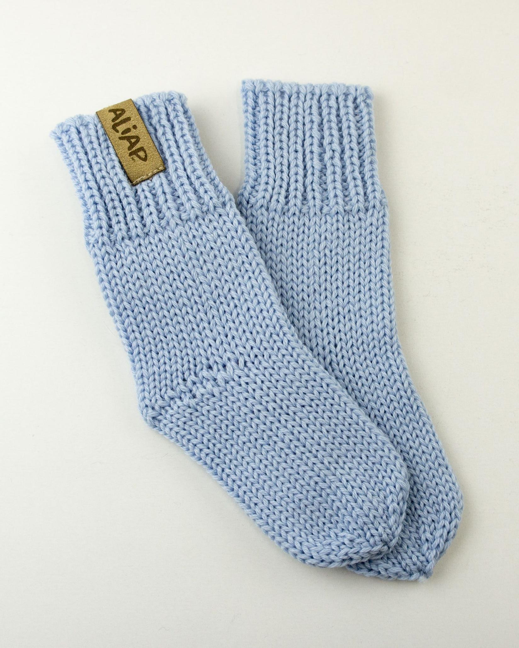 Aliap Чорапи 100% мерино волна - сина