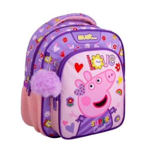 DIAKAKIS Ранец, 2 Патенти, Peppa pig, , 000482790, 27*31*10цм, Микс