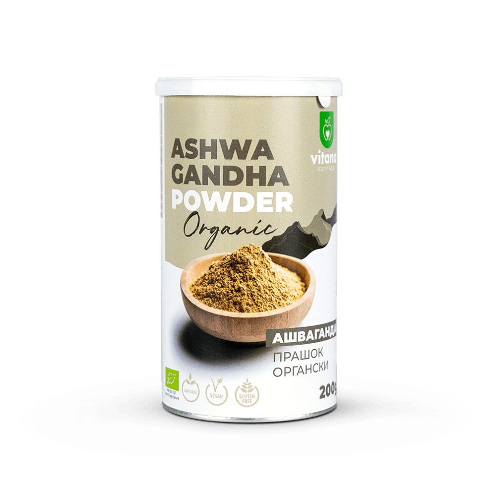 VITANA Ашваганда прашок органски, 200г