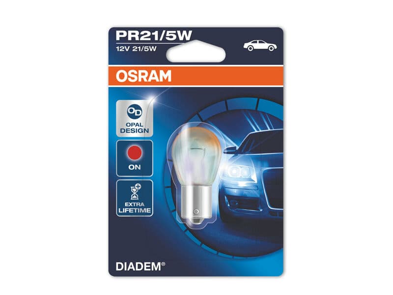 OSRAM Халогенска сијалица Osram PR21/5W Diadem 12V, 21/5W, BAW15d, 1 бр.