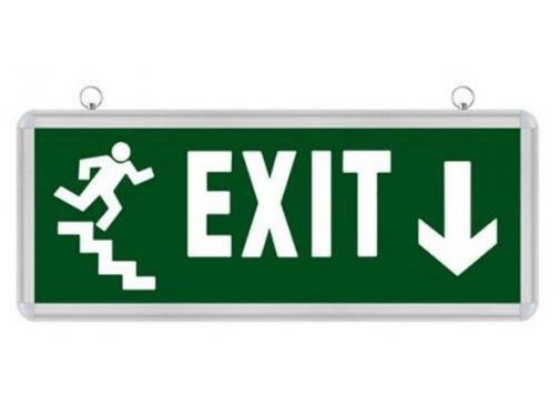 Horoz Панично светло со ознака „Излез“ (долу) HL330L