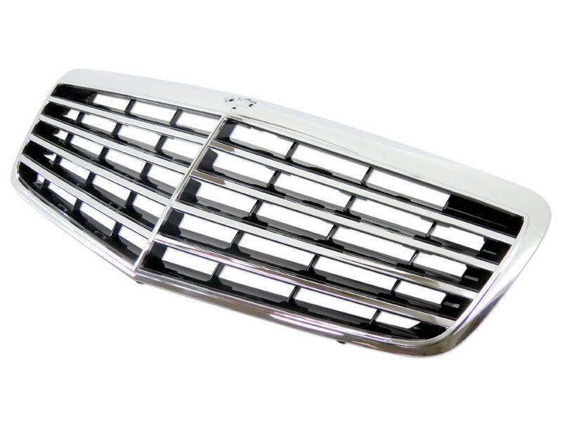 AUTOLUX Хром/црна решетка за Mercedes E класа W211 2007-2009