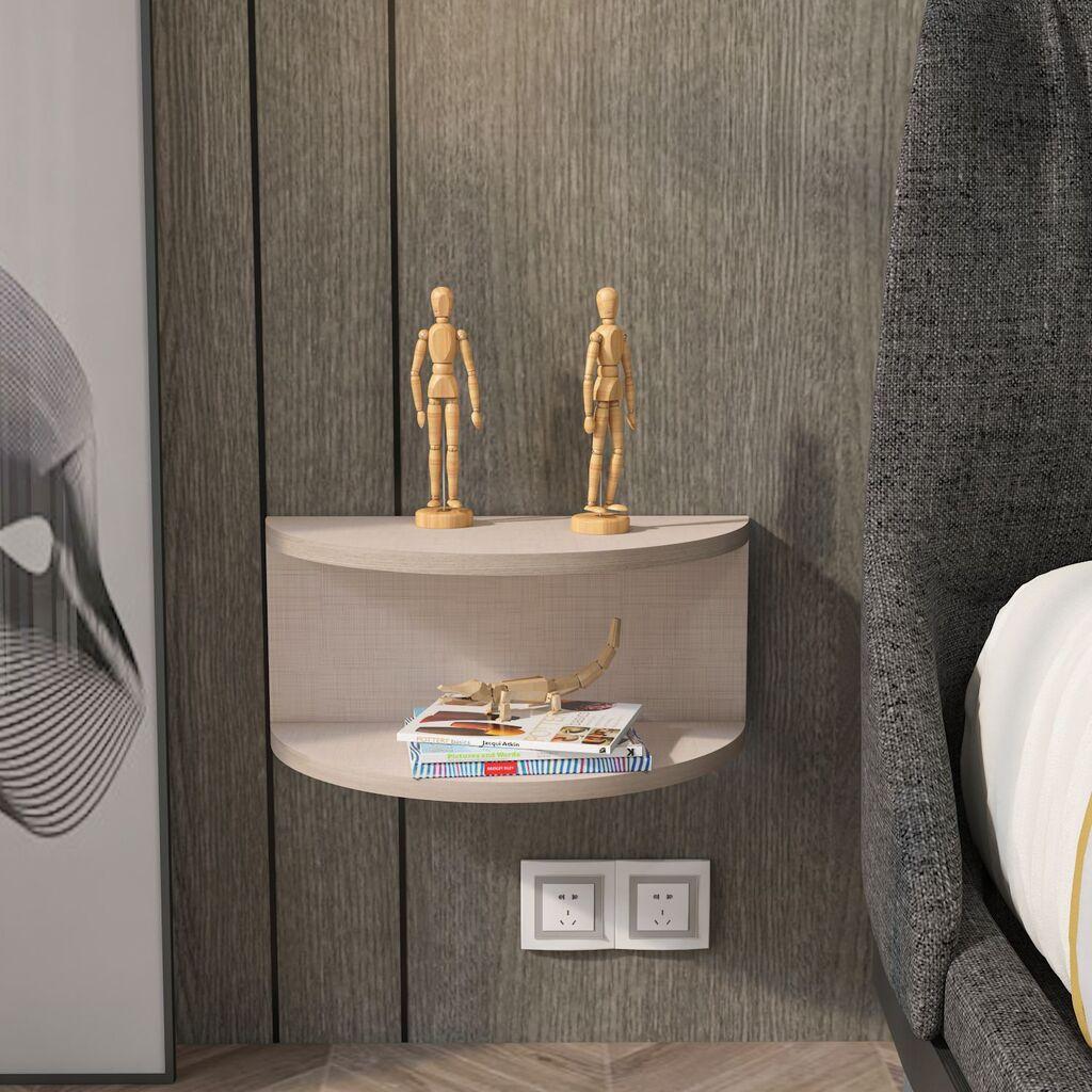 Ноќна масичка Hanah Home Bella, 45x19.6x23.8 см, беж