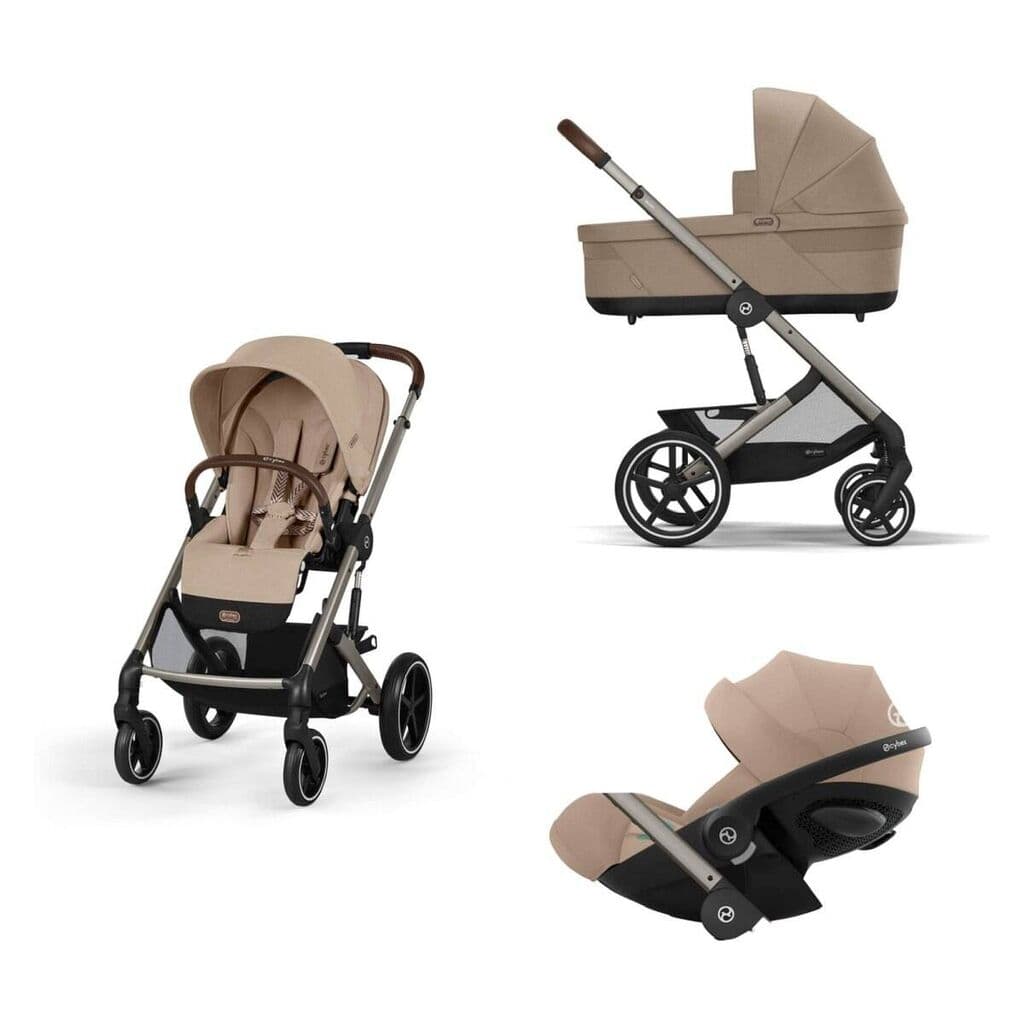 Cybex Количка 3Во1 Balios Bundle S Set Almond Beige 524001211, 522005267, 524001390, 520003354