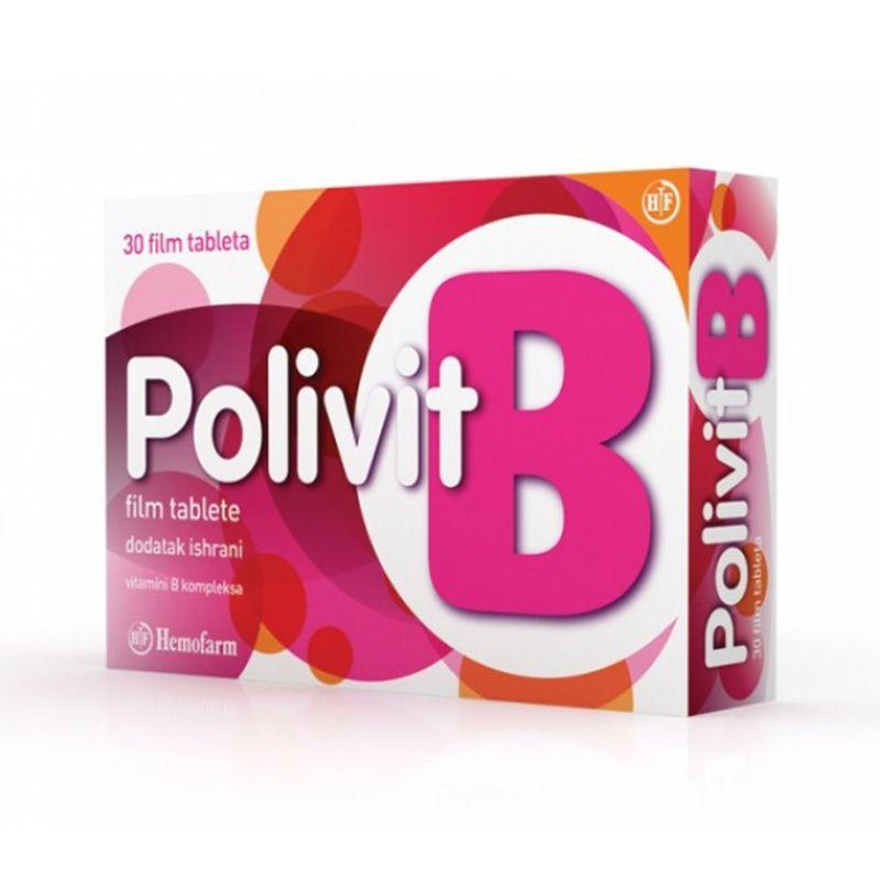 Hemofarm Polivit B Таблети, 30 Таблети