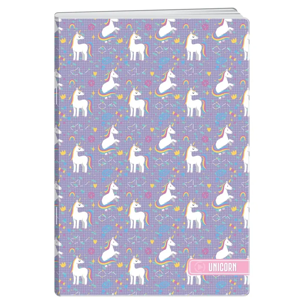 Тетратка за играње Еднорози Уни, А4, Латински, 50 листови