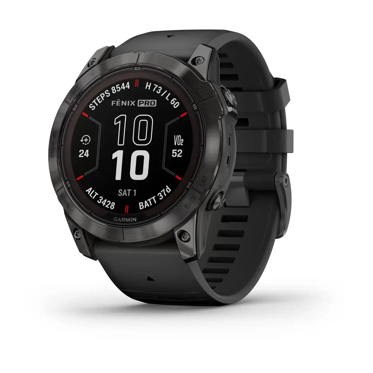 GARMIN Смарт Часовник Fenix 7X PRO Sapphire Solar Carbon Grey DLC Titanium Black