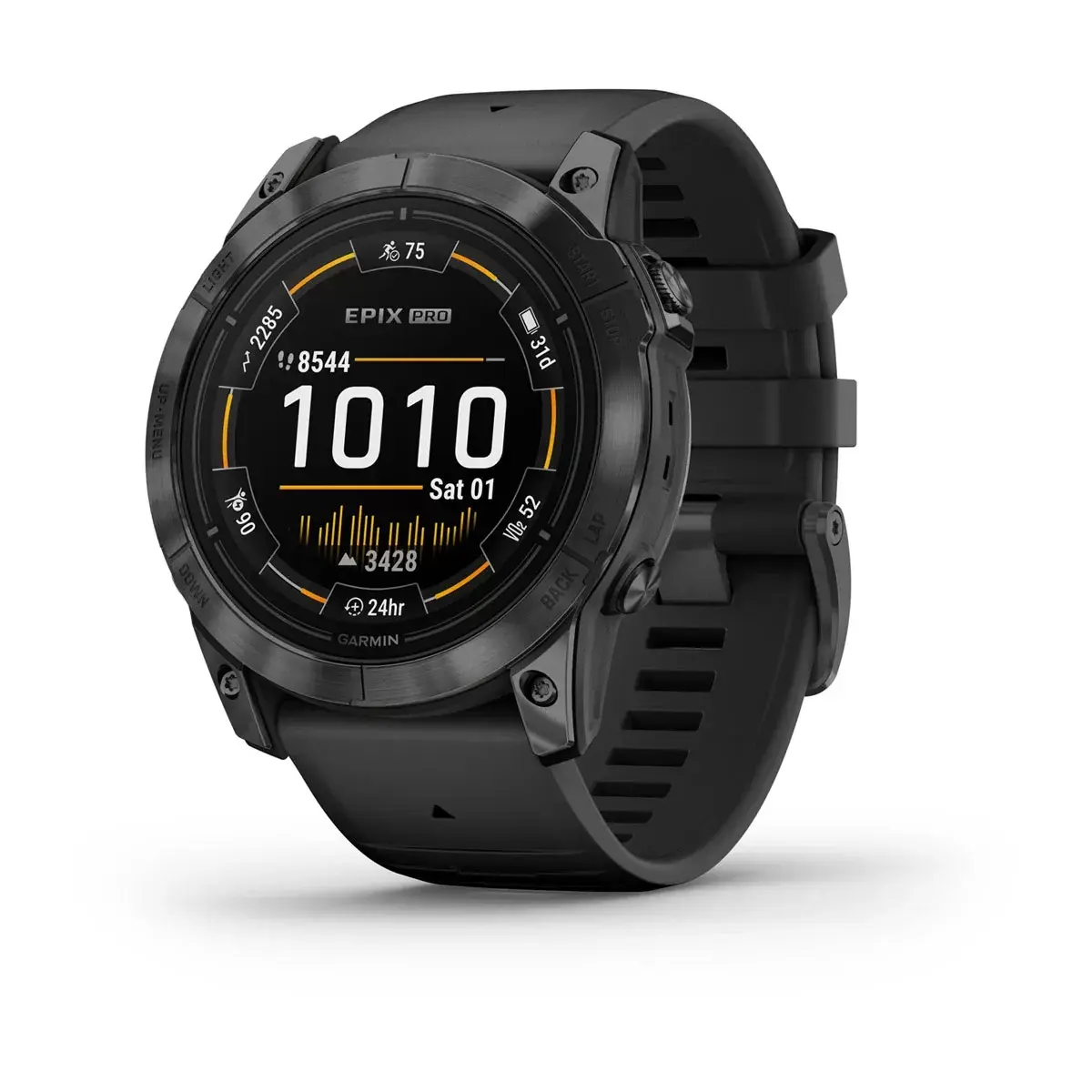 GARMIN Смарт Часовник Epix 2 PRO 51mm Slate Grey Black