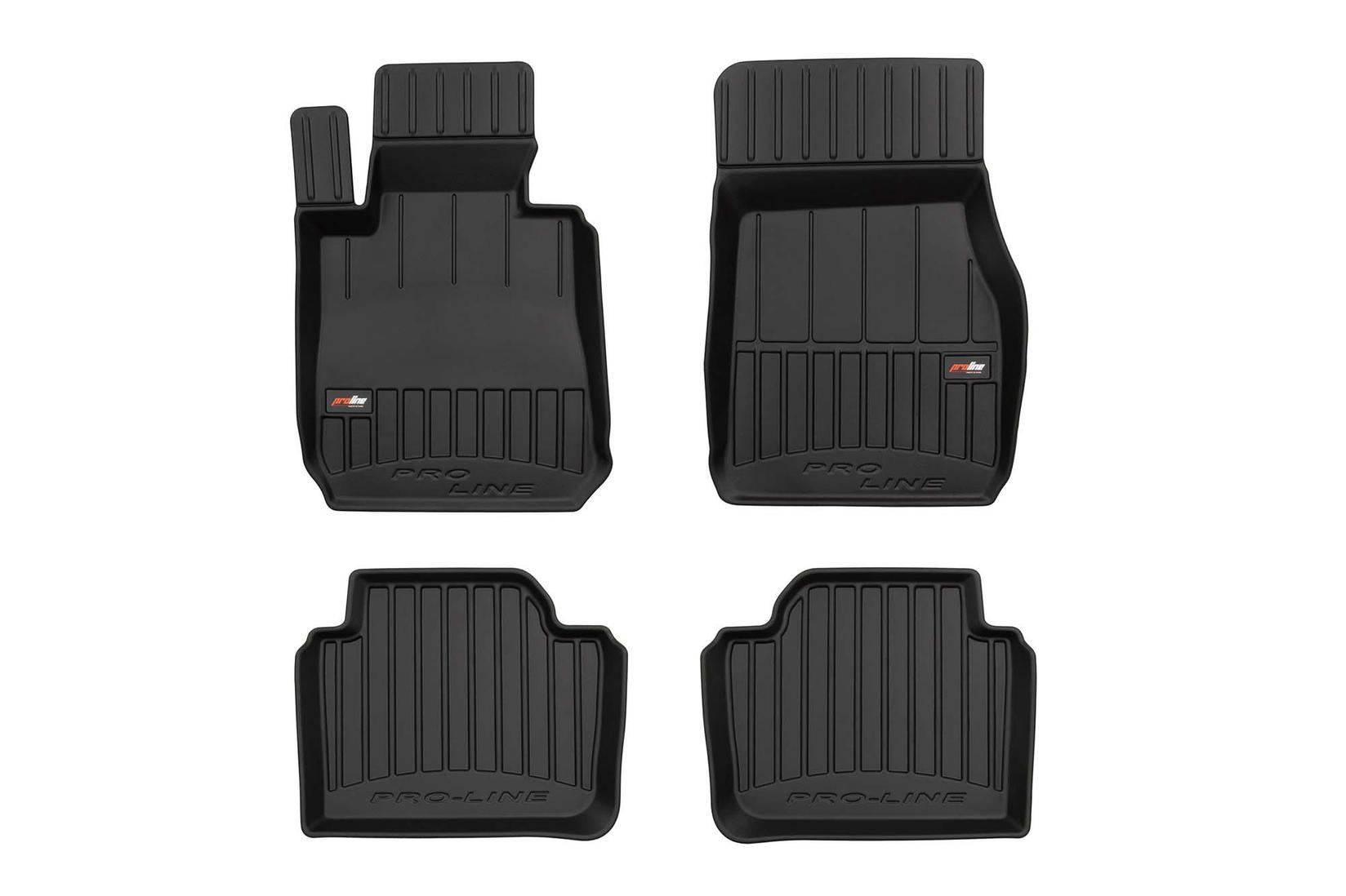 FROGUM 3D Гумени патосници за BMW серија 3 F30 F31 2011-2018 не се за XDrive 4 дела црни