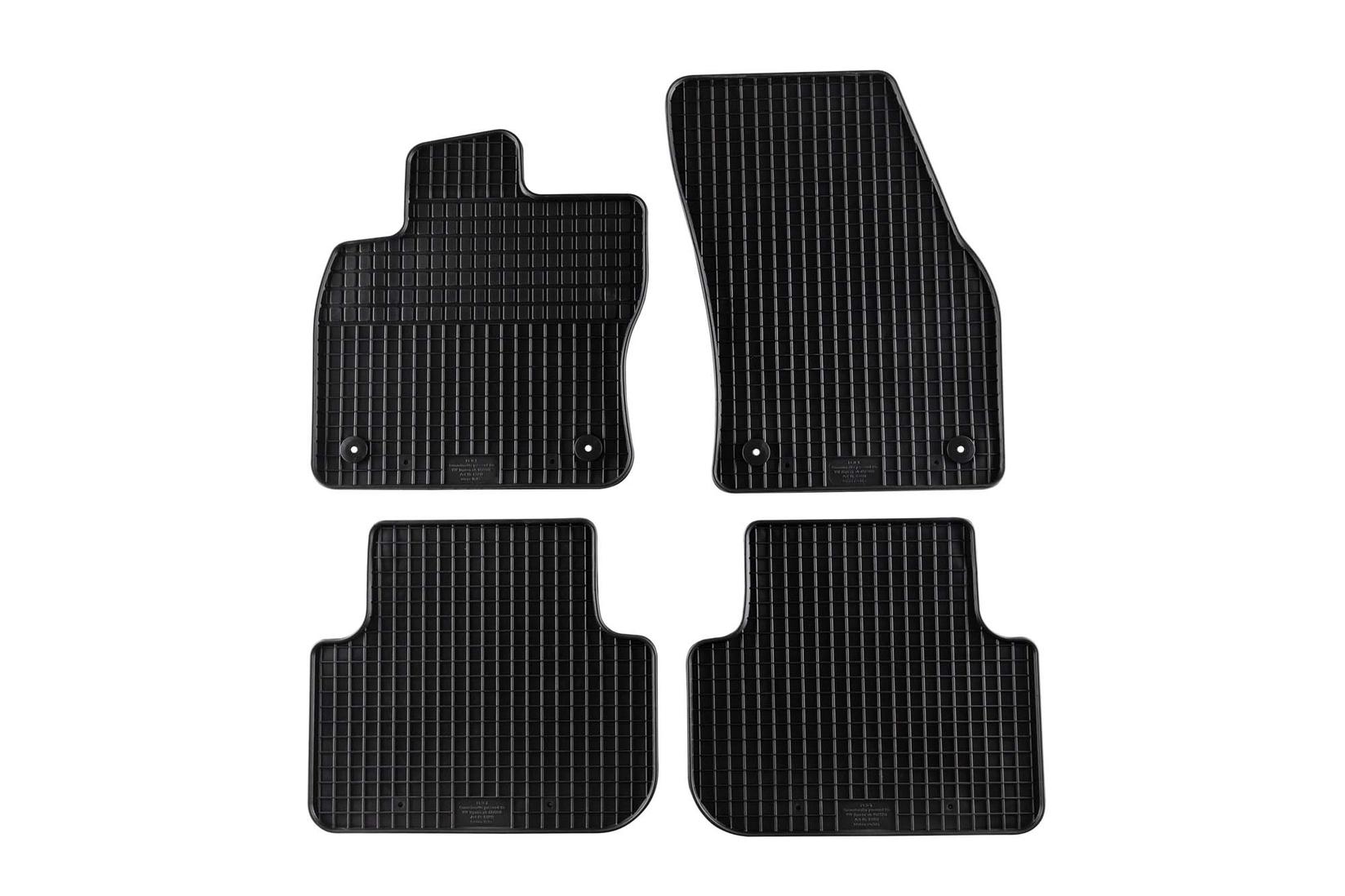 PETEX Гумени патосници за VW Tiguan по 2016 година 4 дела црни B01E4