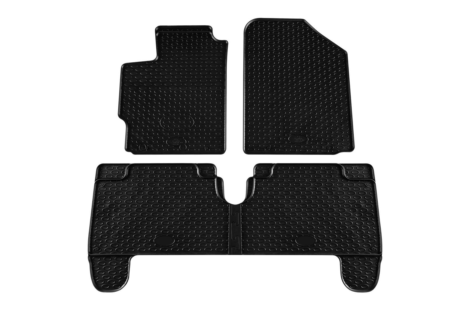 GUMARNY ZUBRI Гумени патосници за Toyota Yaris 2006-2020 4 дела црни