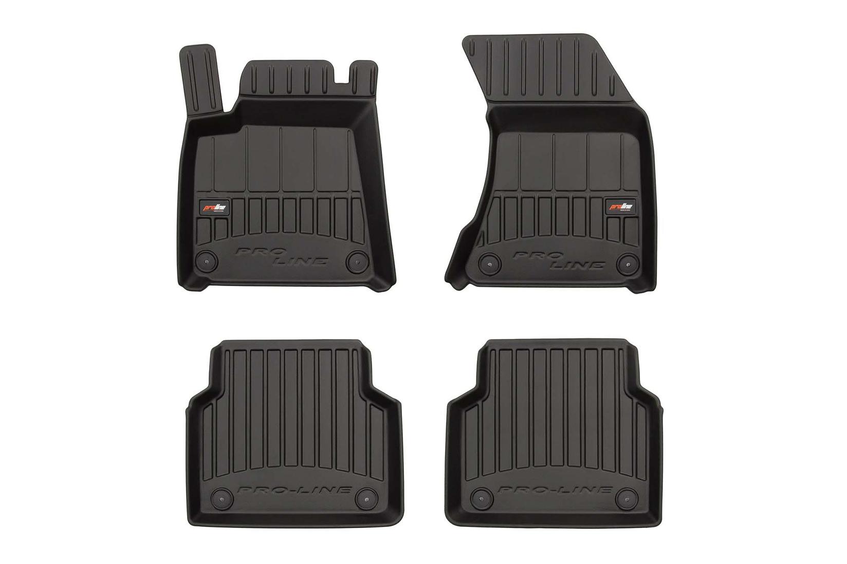 FROGUM 3D Гумени патосници за Audi A8 D4 кратка верзија 2009-2017 4 дела црни