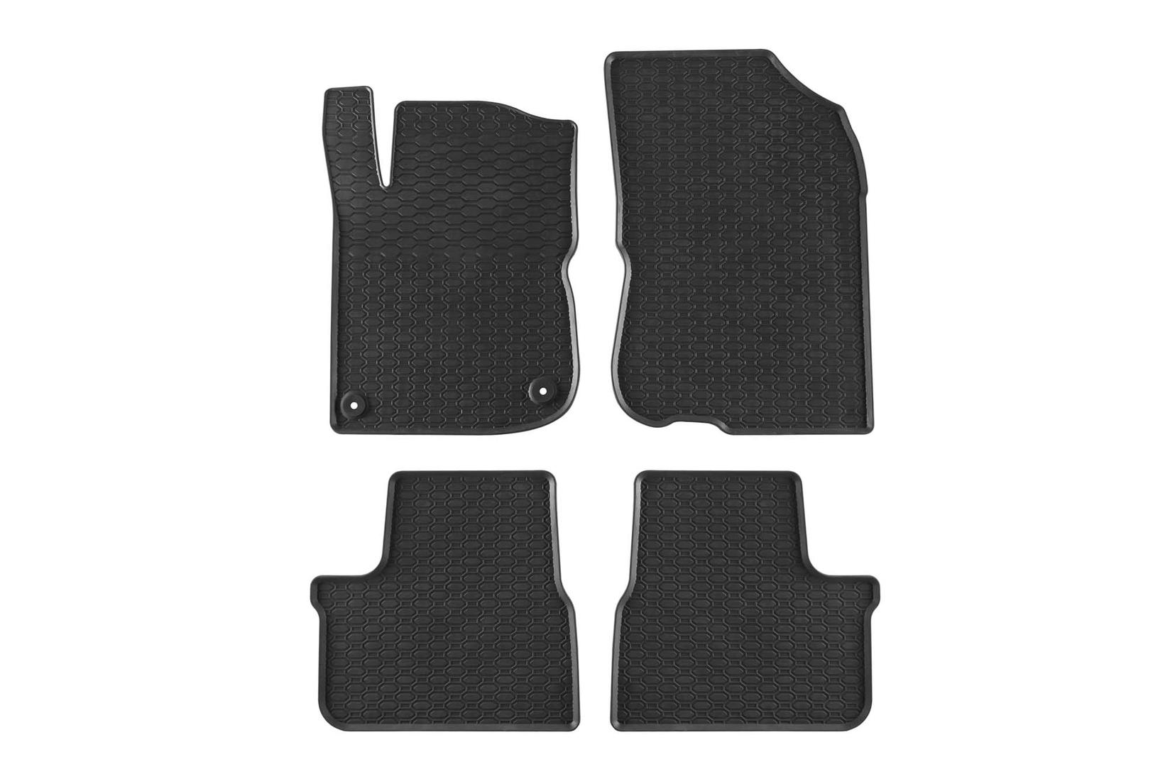 GEYER & HOSAJA Гумени патосници за Peugeot 2008 2013-2019 208 2012-2019 4 дела црни