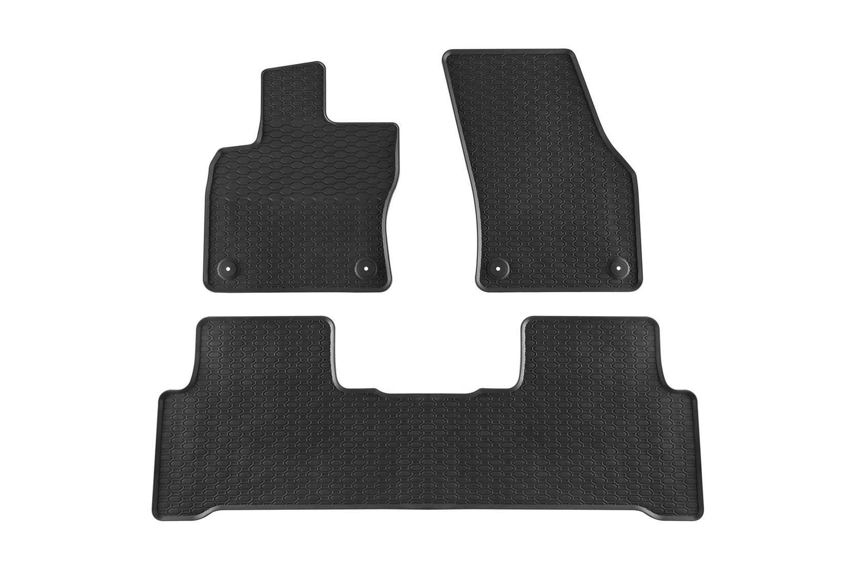GEYER & HOSAJA Гумени патосници за VW Touran по 2015 година 3 дела црни