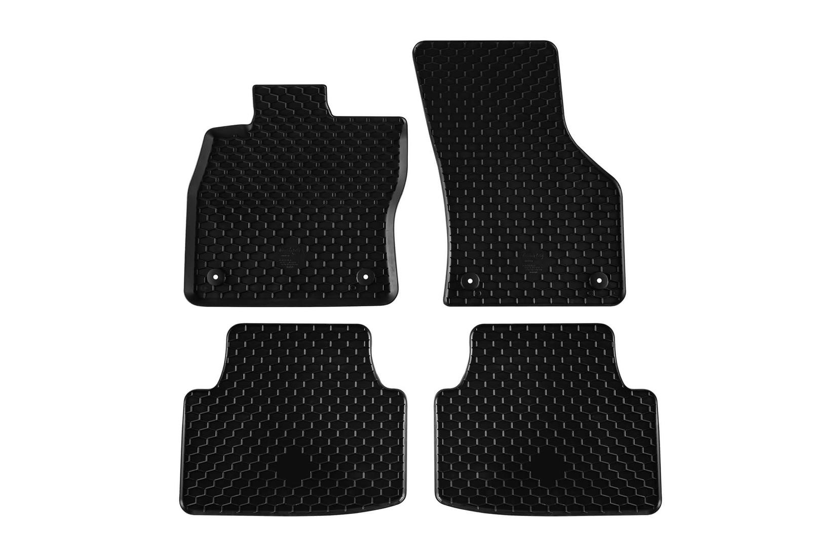 GUMARNY ZUBRI Гумени патосници за Skoda Octavia 2013-2019 Octavia Seat Cupra Formentor по 2020г 4 дела