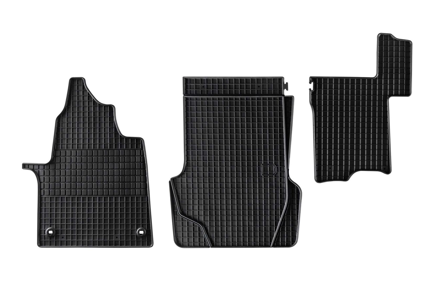 PETEX Гумени патосници за Citroen Jumpy Spacetourer Toyota Proace Proace Verсо Peugeot Expert Traveller по 2016г 3 дела B252