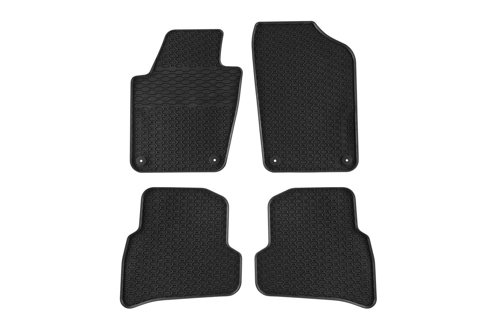 GEYER & HOSAJA Гумени патосници за VW Polo 2009-2017 Skoda Fabia по 2014г Seat Ibiza 2008-2017 4 дела