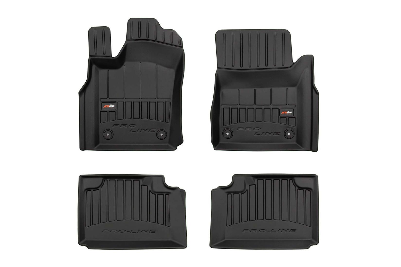 FROGUM 3D Гумени патосници за Jeep Grand Cherokee WK2 по 2010 година 4 дела црни