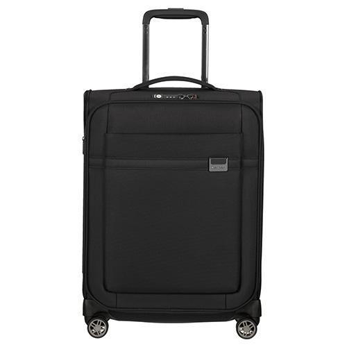 SAMSONITE Куфер, 4 тркала, Мека, AIREA, 133623/1041, 40*55*20цм, Црна
