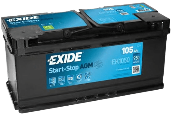 EXIDE Акумулатор 12V 105ah 950a AGM Start/Stop D+