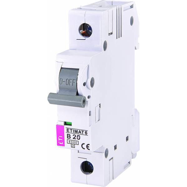ETI Автоматски осигурач 1П B 20A 6kA
