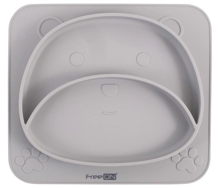 FreeON Силиконско Тањирче сиво