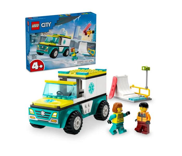 LEGO® CITY 60403 брза помош и сноубордер