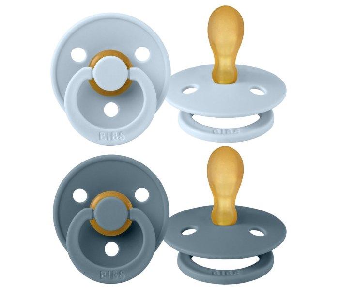 Цуцла BIBS, 6-18 м, 2 парчиња, бебешко сина и петрол боја