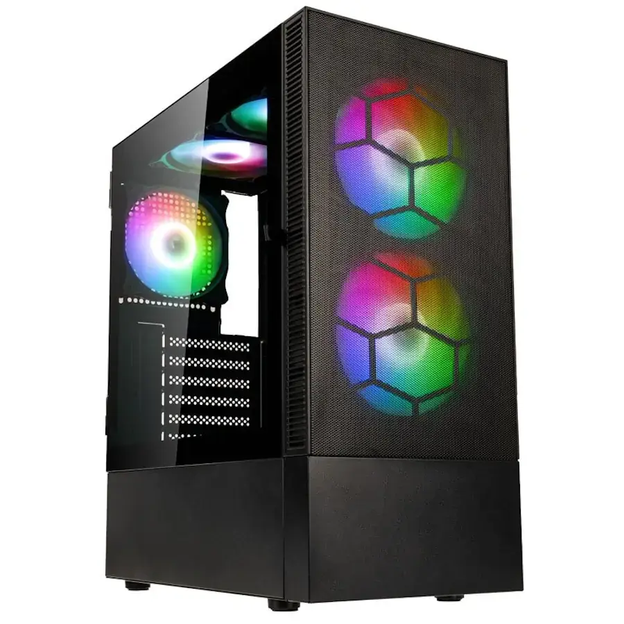 KOLINK Куќиште Observatory MX Mesh ARGB, Црно