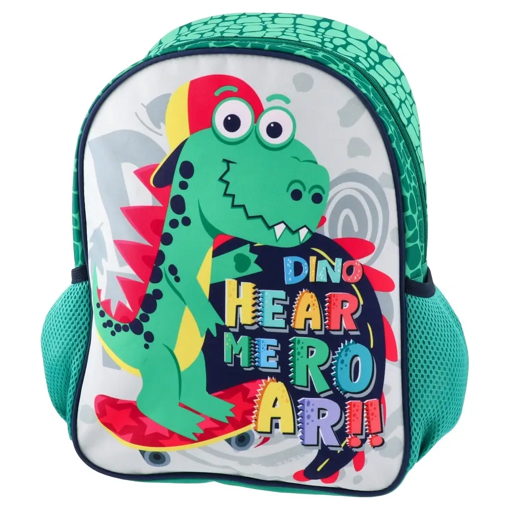 Sazio Neo Предучилишен ранец Skater Dino Limo, зелен
